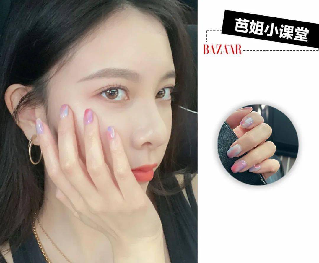 宋妍霏|入秋的第一波美甲，宋妍霏先安排上了！