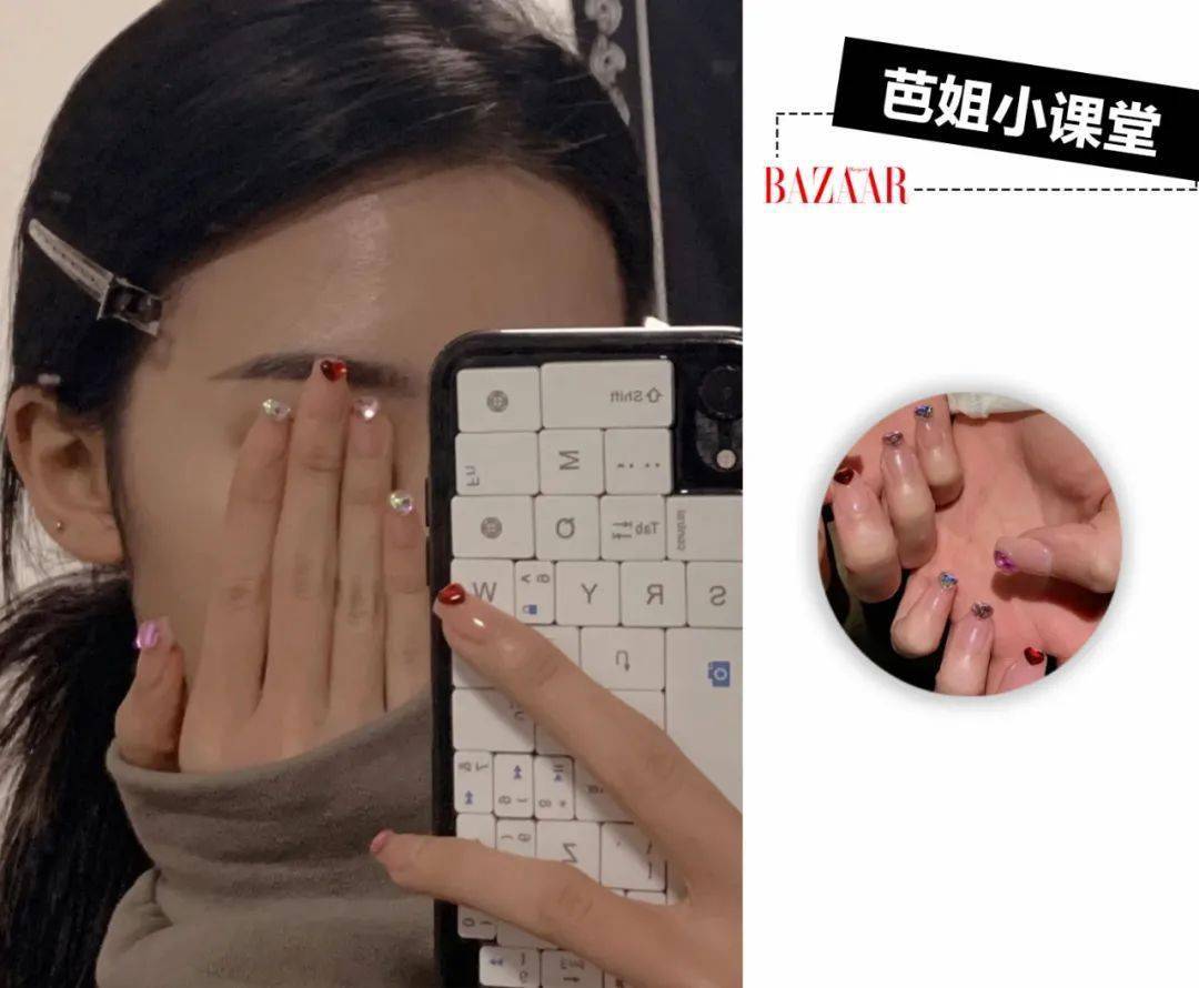 宋妍霏|入秋的第一波美甲，宋妍霏先安排上了！