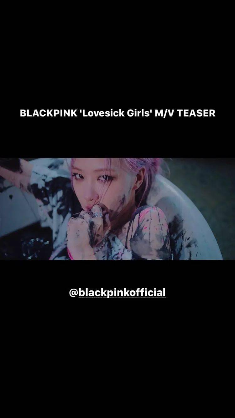 d-2 | blackpink thealbum 主题曲lovesickgirls mv预告