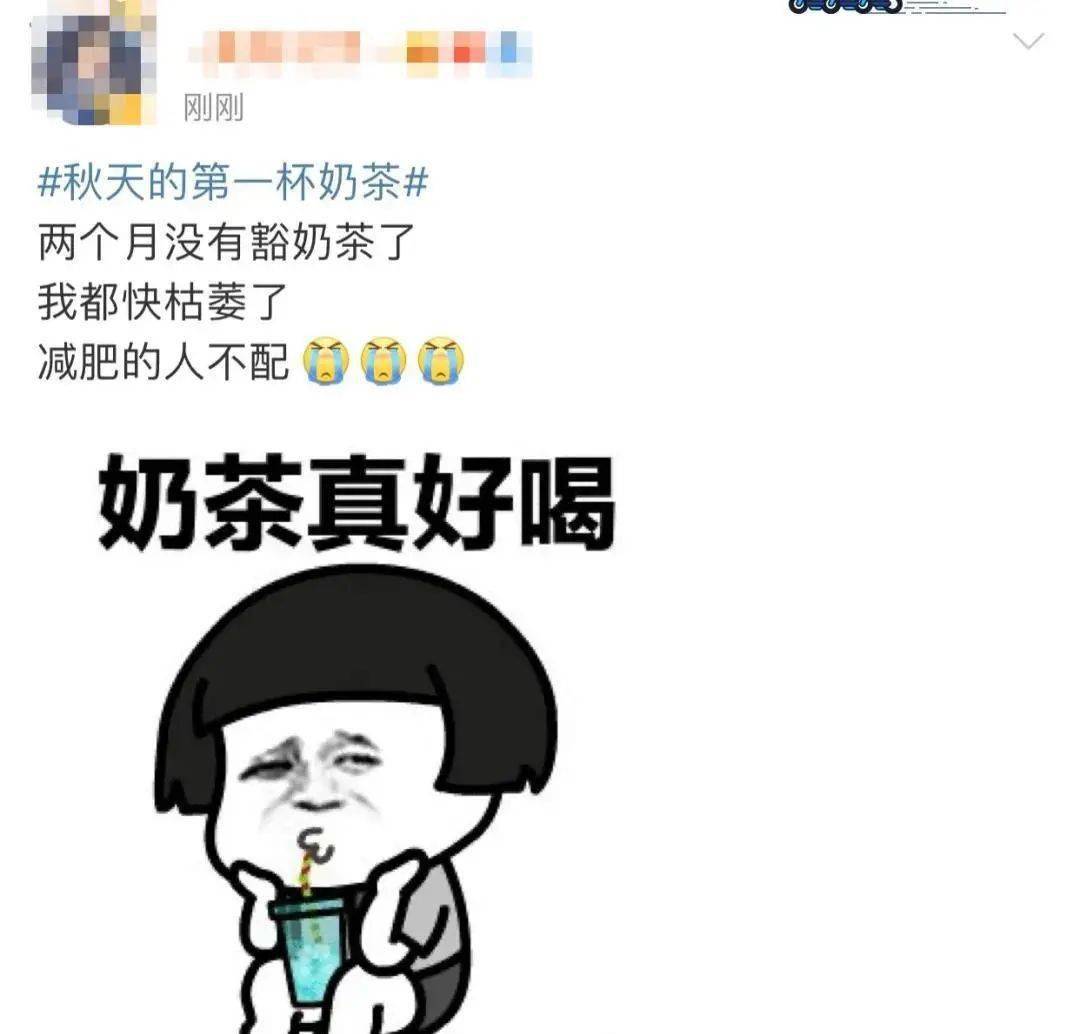 秋天的第一杯奶茶