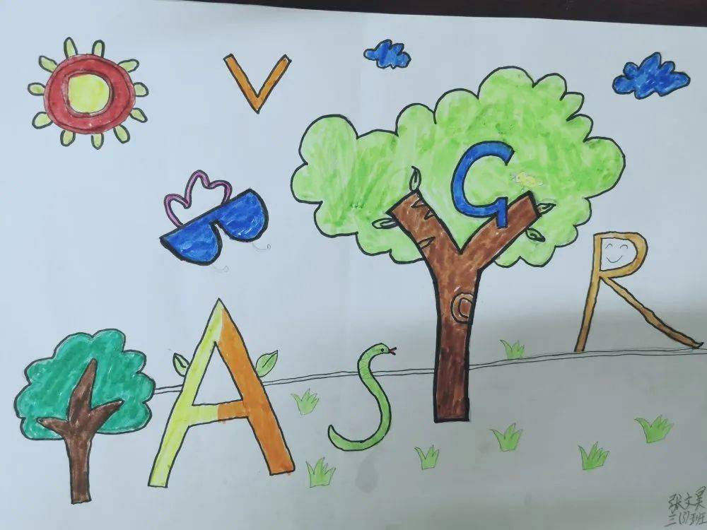 小字母,大创意——合肥市兴海苑小学三年级英语特色作业之创意abc系列
