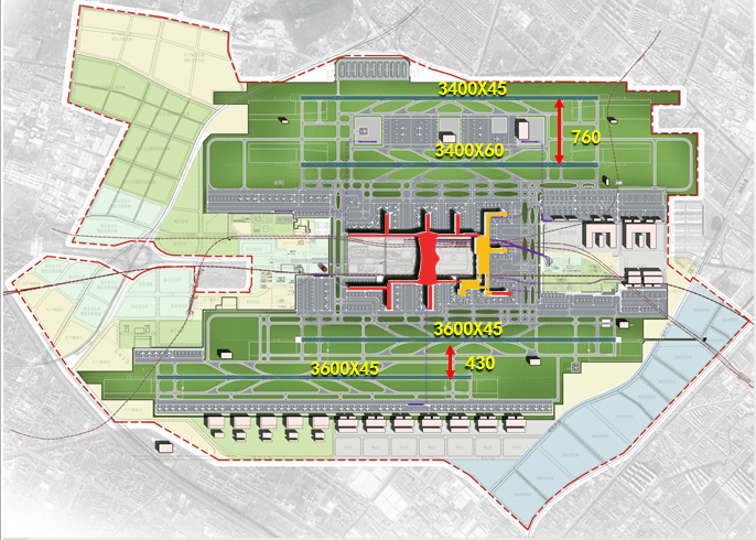 萧山机场总体规划获民航局批复!扩建范围会涉及到你家吗?_跑道