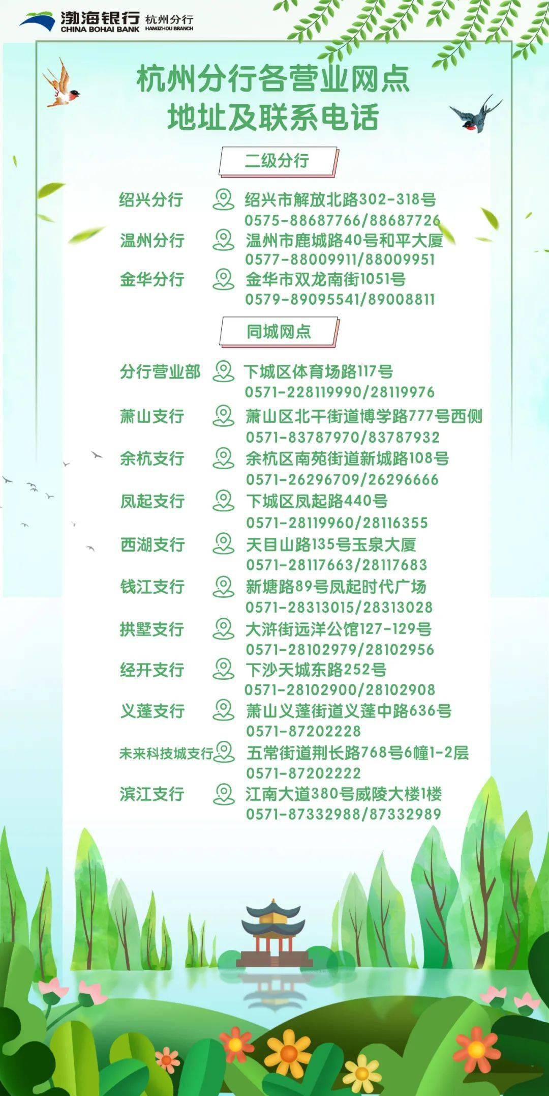 30日。（4）本次活动的最终解释权归渤海银行杭州分行所有。快来参与吧～免责声明1、本微信部分图片、文