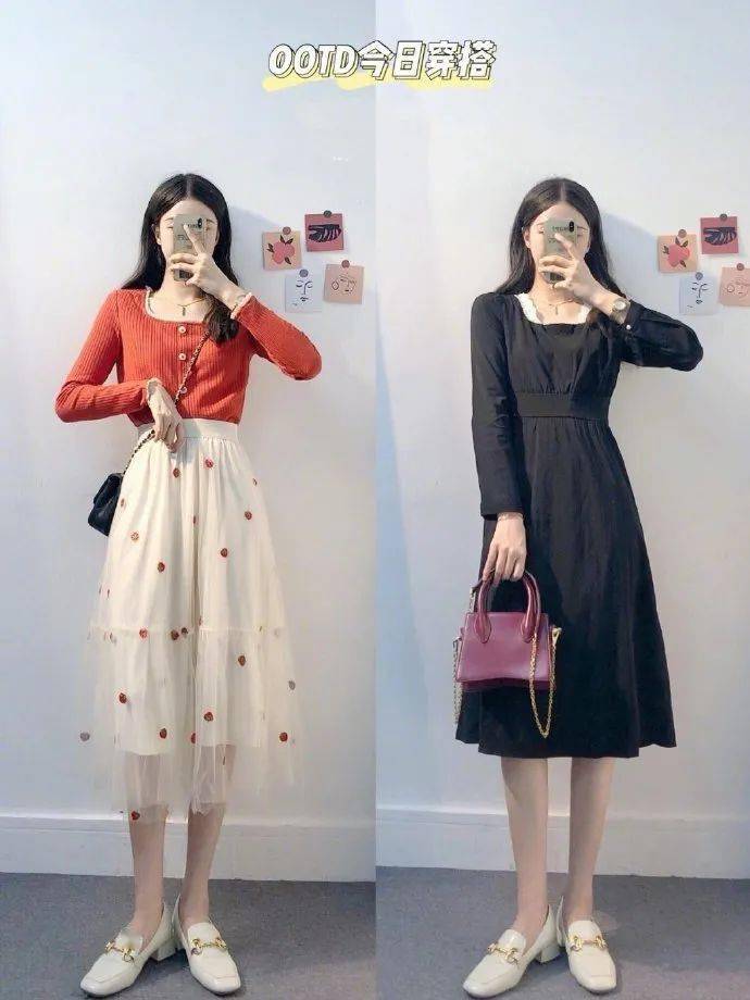 基础|18套秋天日常基础款穿搭分享，经典百搭时髦好看