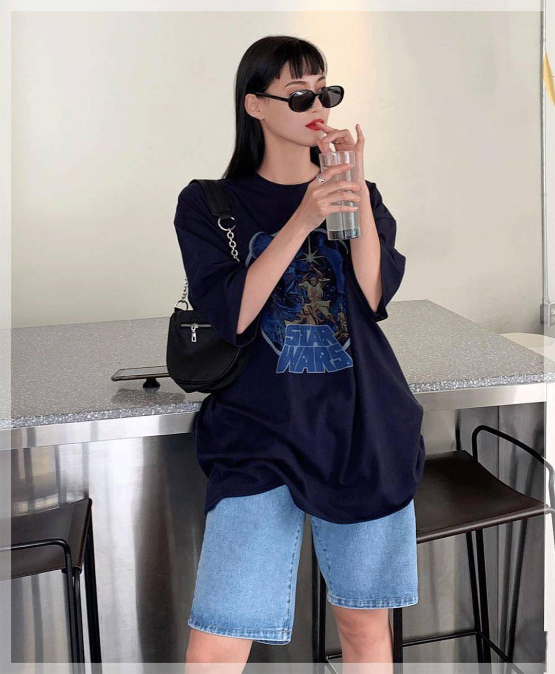 钟楚曦|南韩钟楚曦的「大佬风」穿衣模板，显高显瘦太绝了！