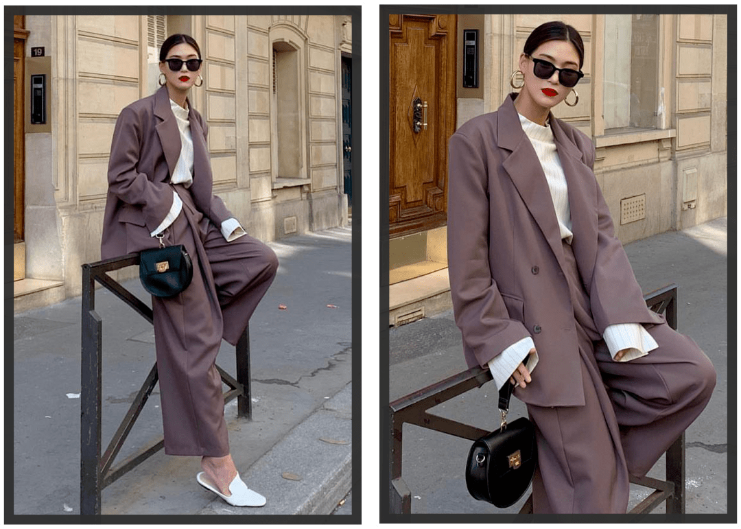 钟楚曦|南韩钟楚曦的「大佬风」穿衣模板，显高显瘦太绝了！