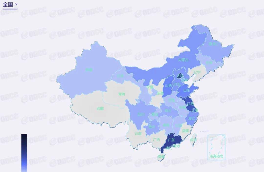 全国数据中心地图