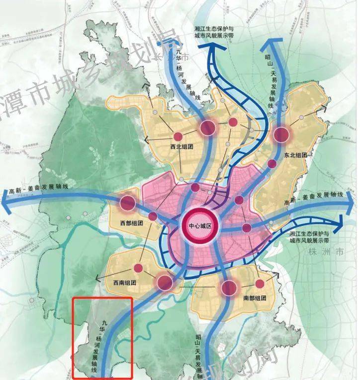 河口镇和杨嘉桥镇在湘潭市的城市规划中,是九华-杨河发展轴线的重要