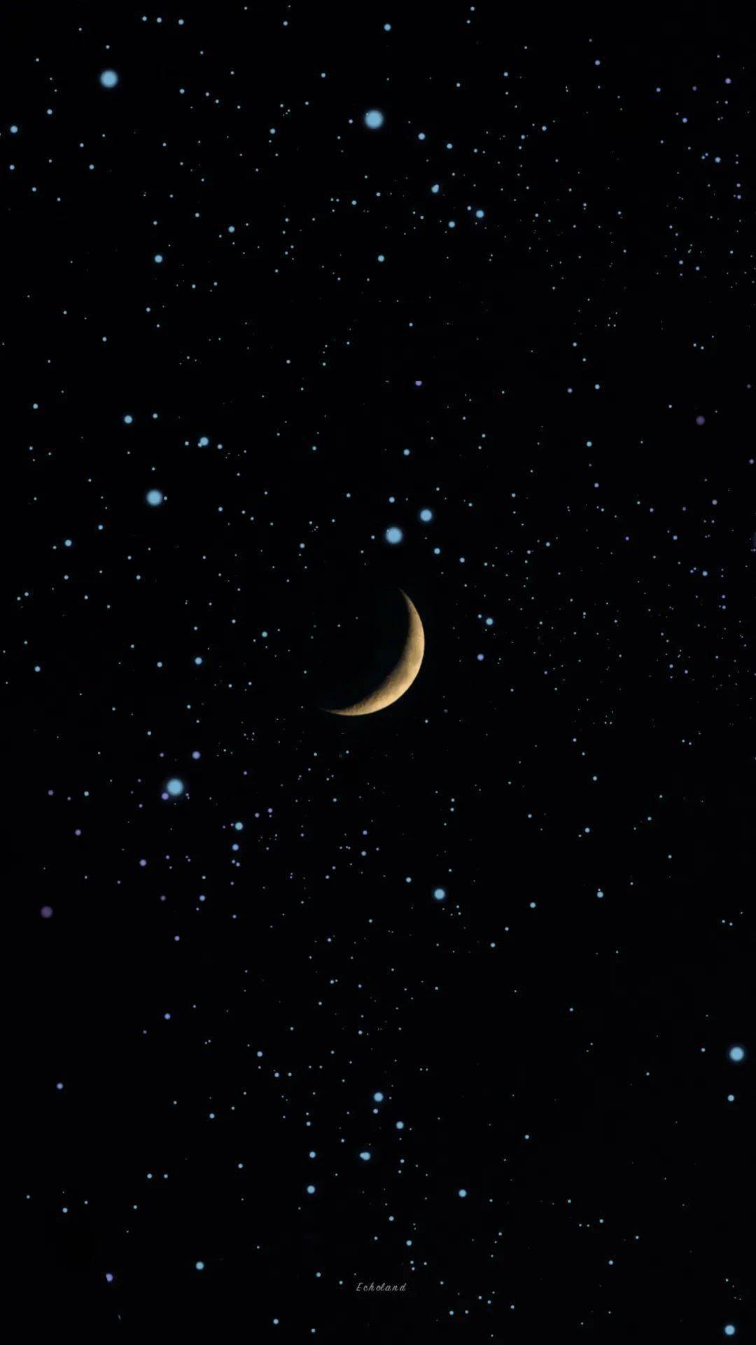 第三组是摄影壁纸哦 夜空,星星,月亮 cr.