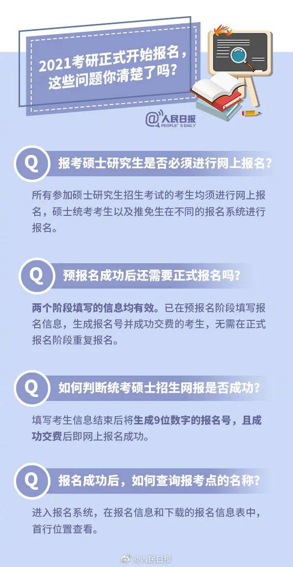 来源|2021考研正式开始报名，这些重点你要知道