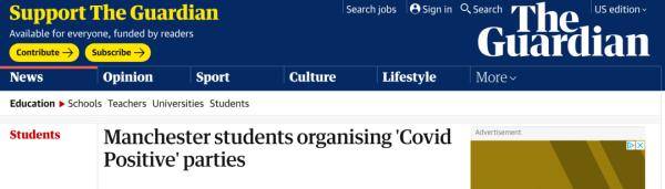 开新|英国大学生们想出新玩法！开新冠派对：不确诊不让进