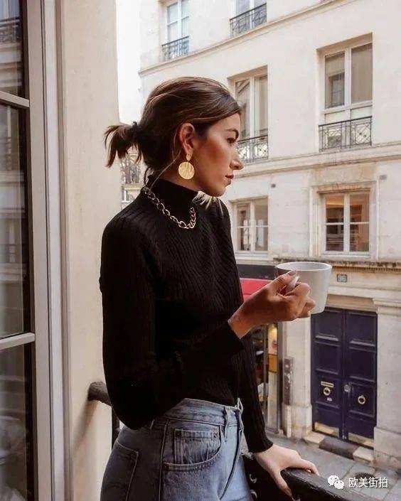 黑色|秋天这件内搭才是刚需！！