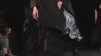 剪裁|Yohji Yamamoto 2021春夏丨标签式解构设计