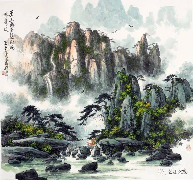 苍山恋夕照