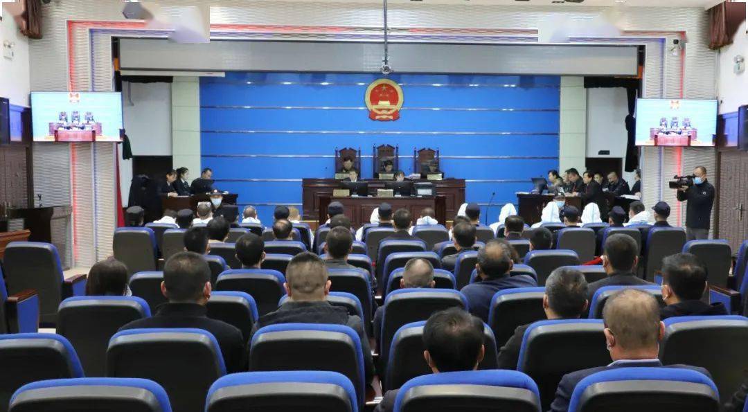 正宁县人民法院公开审理被告人王萍萍等12人涉恶势力犯罪案件