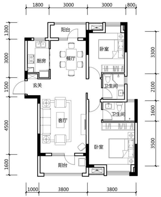 重磅城西生态片区安置房长这样内附户型图