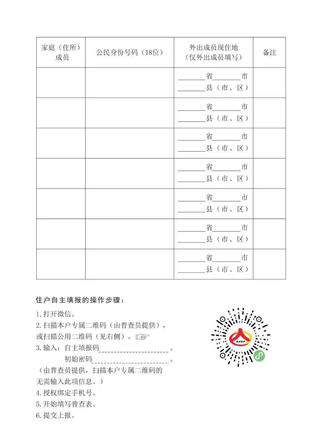 全国人口普查工作细则_第七次全国人口普查