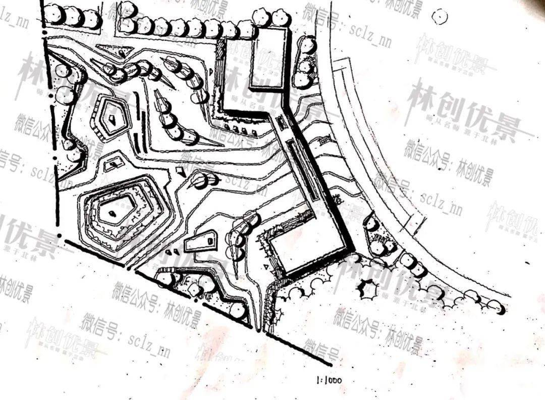 每日一画跟着林创画节点day480广场