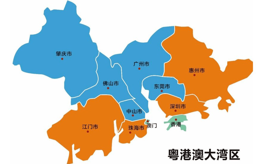 9 2城市群地图分布图