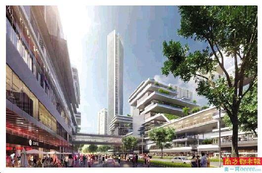 地块|“城市之心”项目调整 拟建200米高新地标