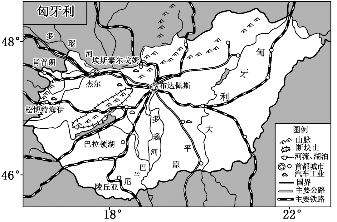 概述匈牙利的地形特征.3.(2017·北京高考)读图,回答下列问题.2.