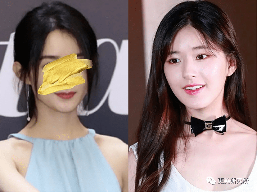 卡卡|横跨三代、100个女星同时削掉半张脸,没想到垫底的却是她...