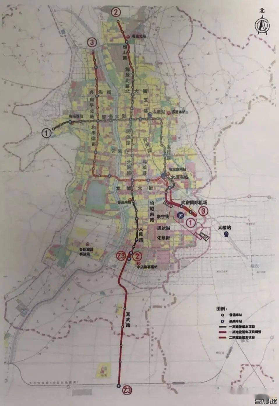 太原地铁最新消息!包括3号线和神秘的r3号线.