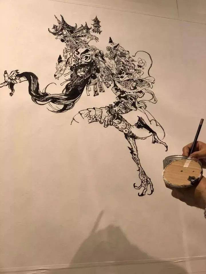 大神金政基的速写,很多人趴着看,百爱不厌!_作品