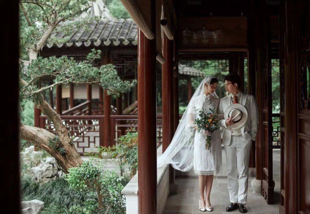 园林婚纱照丨旧时光里的中国式优雅