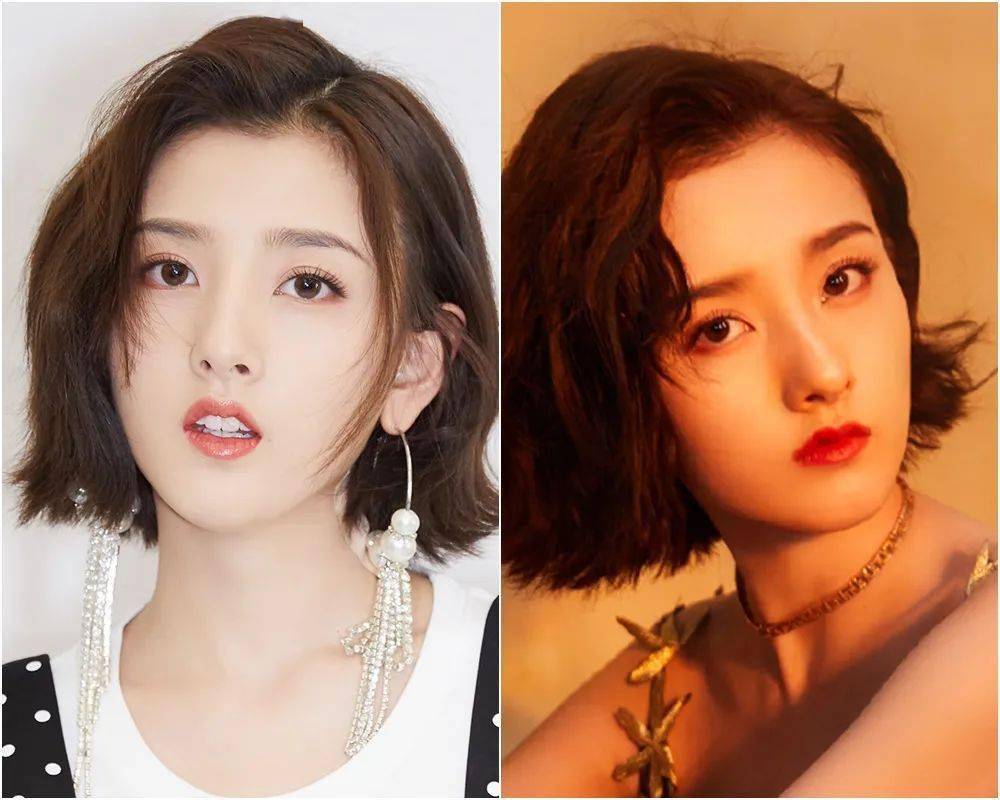 短发|倪妮的新发型太美了！技术分析：什么样的人适合港风短发？
