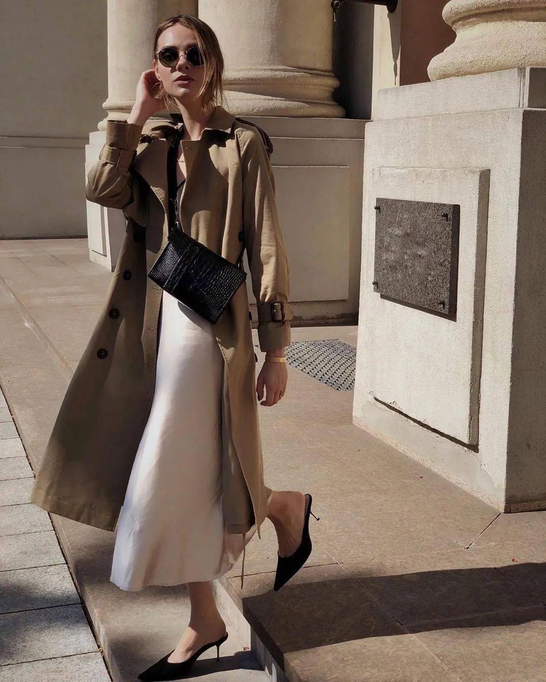 余热|入秋，针织衫不薄不厚，刚好可以平衡的余热。