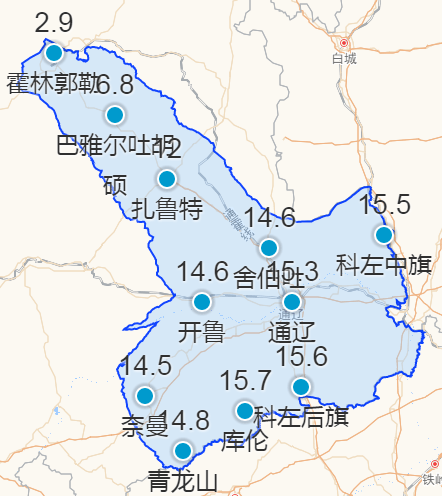 寒潮蓝色预警!_通辽市