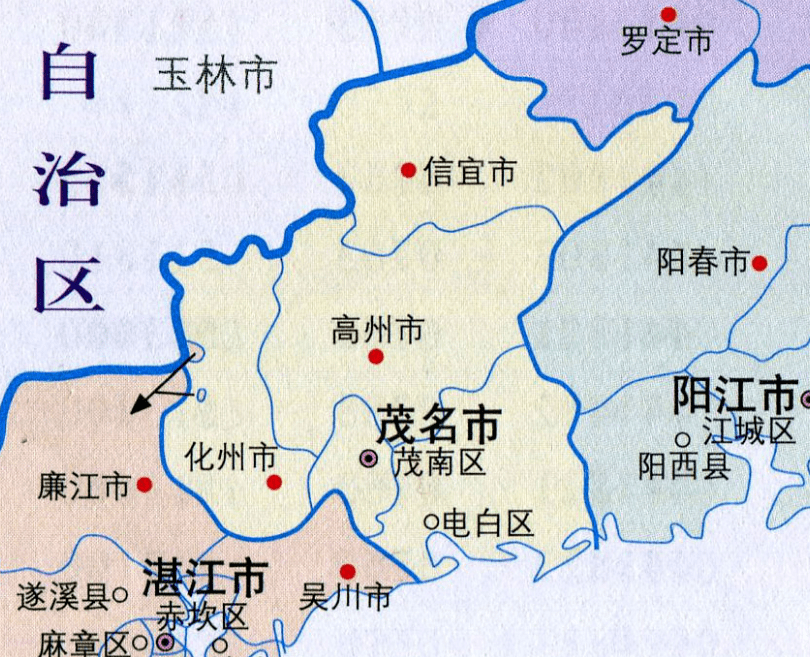 信宜户籍人口及面积是点样?看看茂名5区县人口一览_广东省