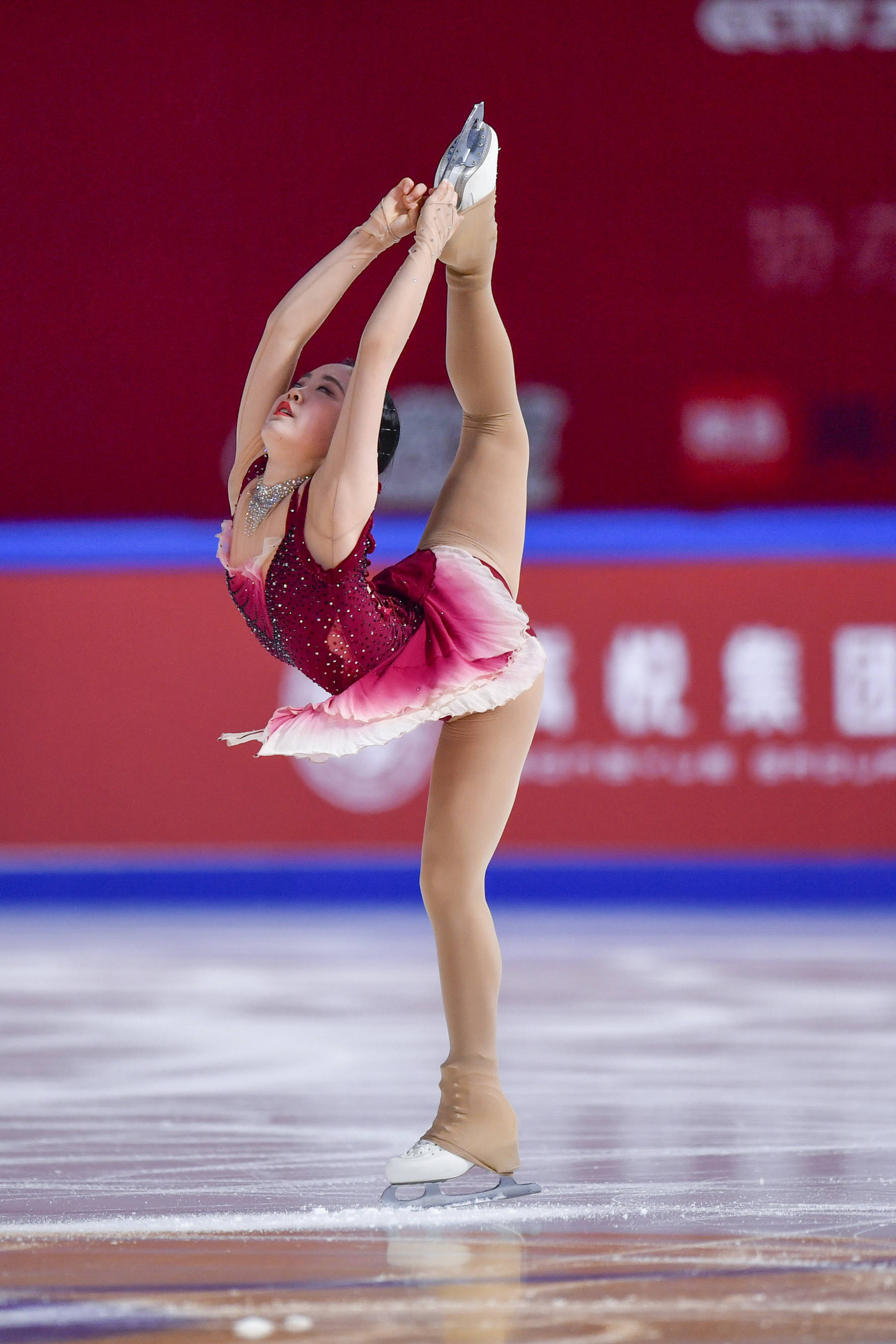 花样滑冰——中国杯:金珉志获女子单人滑季军