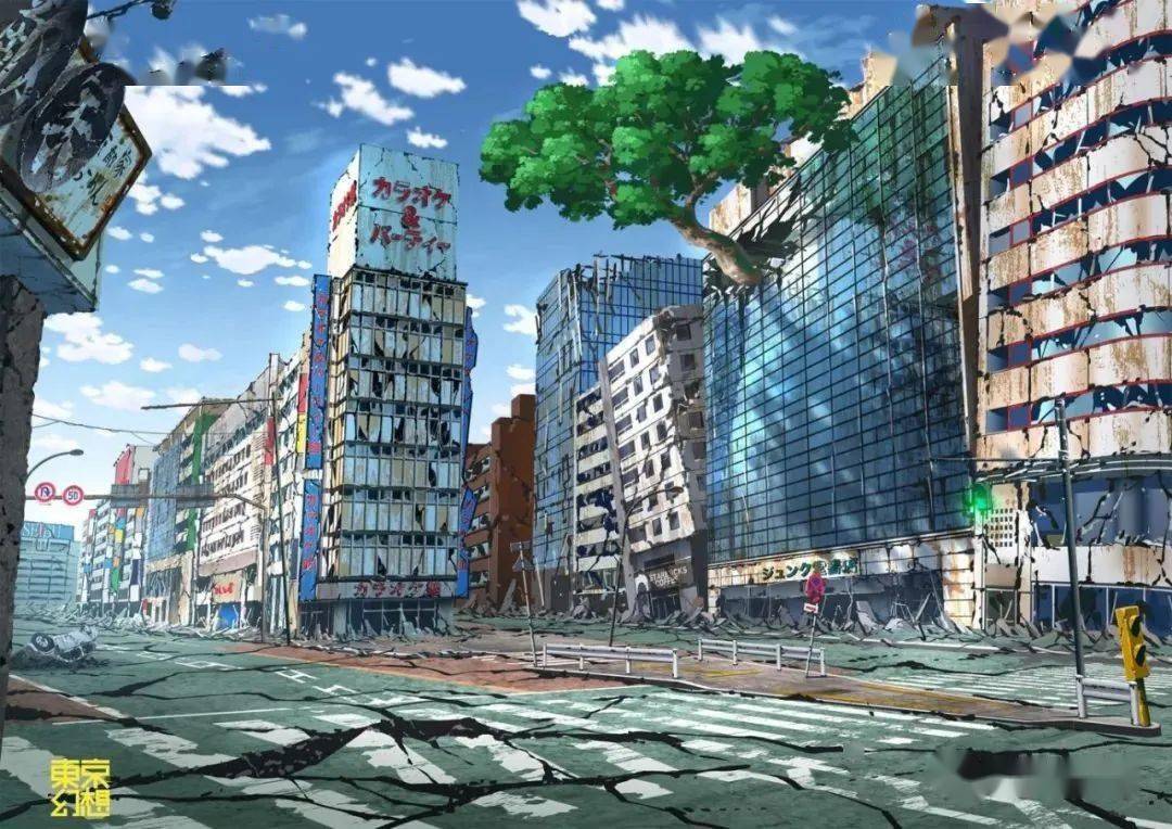 " 日本画师"世界末日后的东京"引热议
