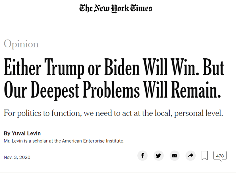 特朗普|美国选举乱局背后：没有赢家