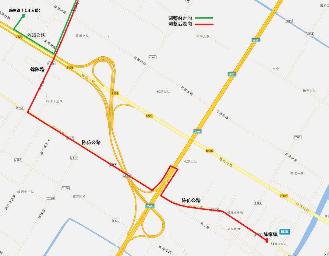 崇明两条公交线路将进行优化调整,请市民提意见_陈家镇