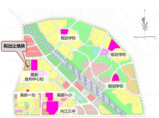 内江高新区高铁片区土地推介来啦!