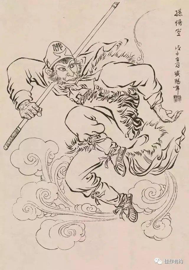 最全的古代人物白描集锦120p上