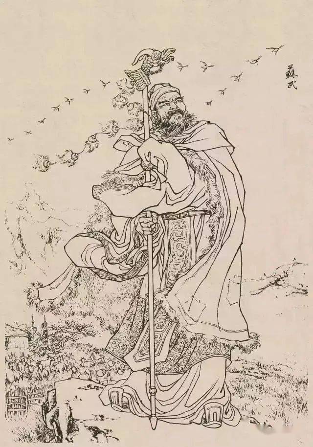 最全的古代人物白描集锦120p上