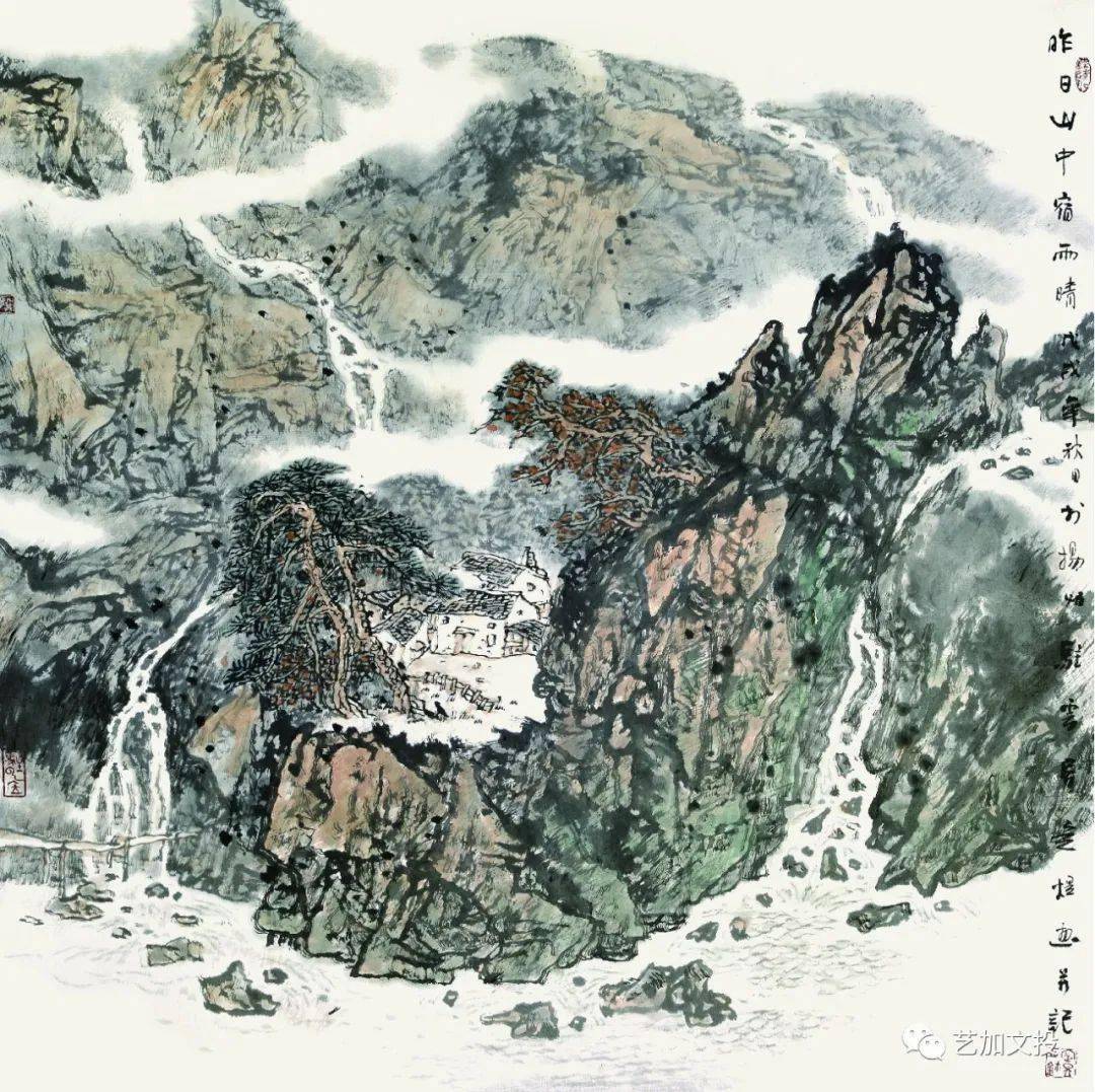 人物笔情墨韵山水清音品评龚定煜的绘画