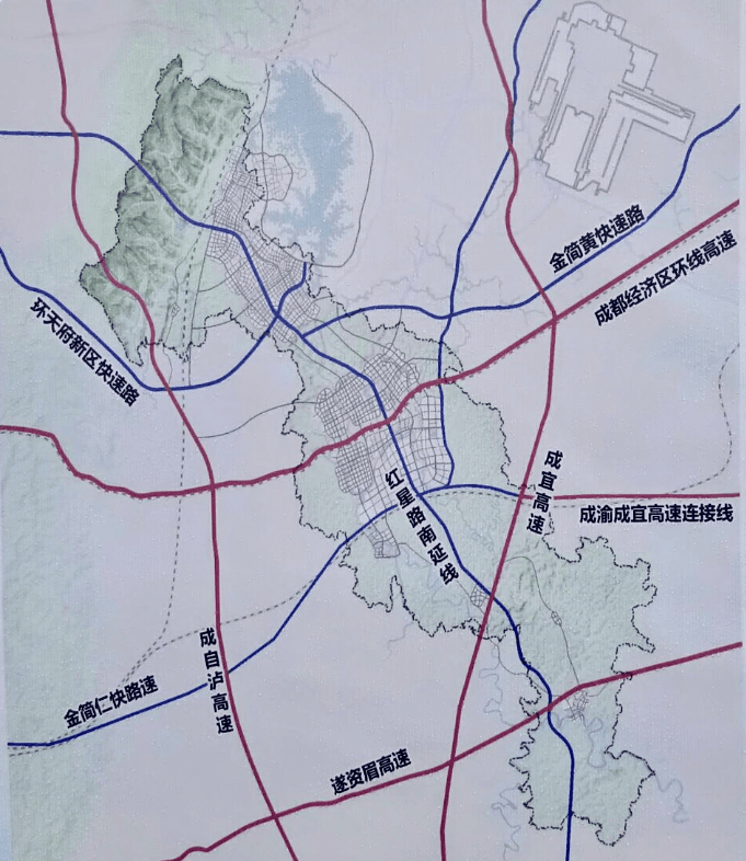 (新建快速路线路规划图)