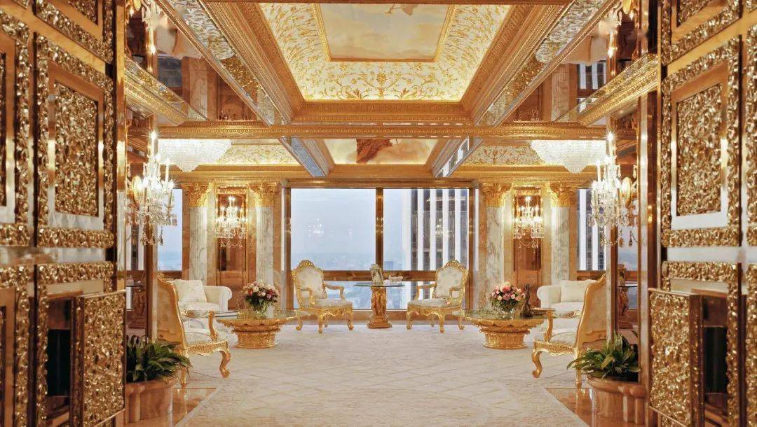 网络|曝光！川普vs拜登，两人豪宅长这样！特朗普家里镀金，拜登则......