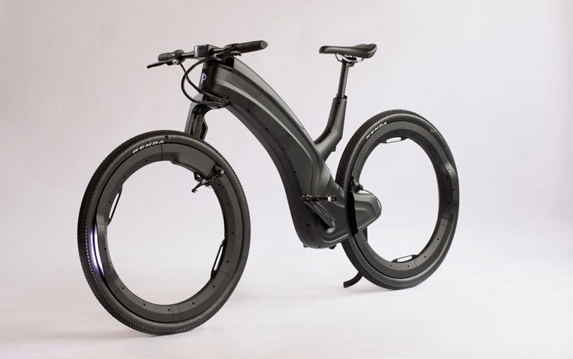科幻级设计!一款没有辐条的未来派电动自行车