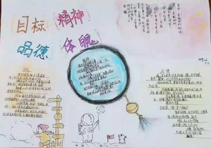 【体育精神】岱岳实验中学体育特长遇到手抄报:力量从