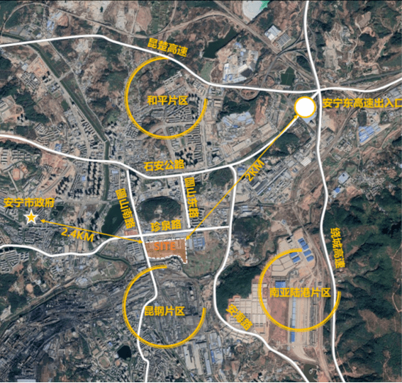 一,用地区位随之而来的安宁市圆山片区未来规划曝光《安宁市圆山片区