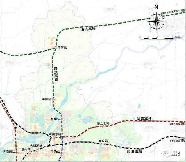 预留滨淄高铁站台滨州站连接京沪二通道11月16日,中国铁路经济规划