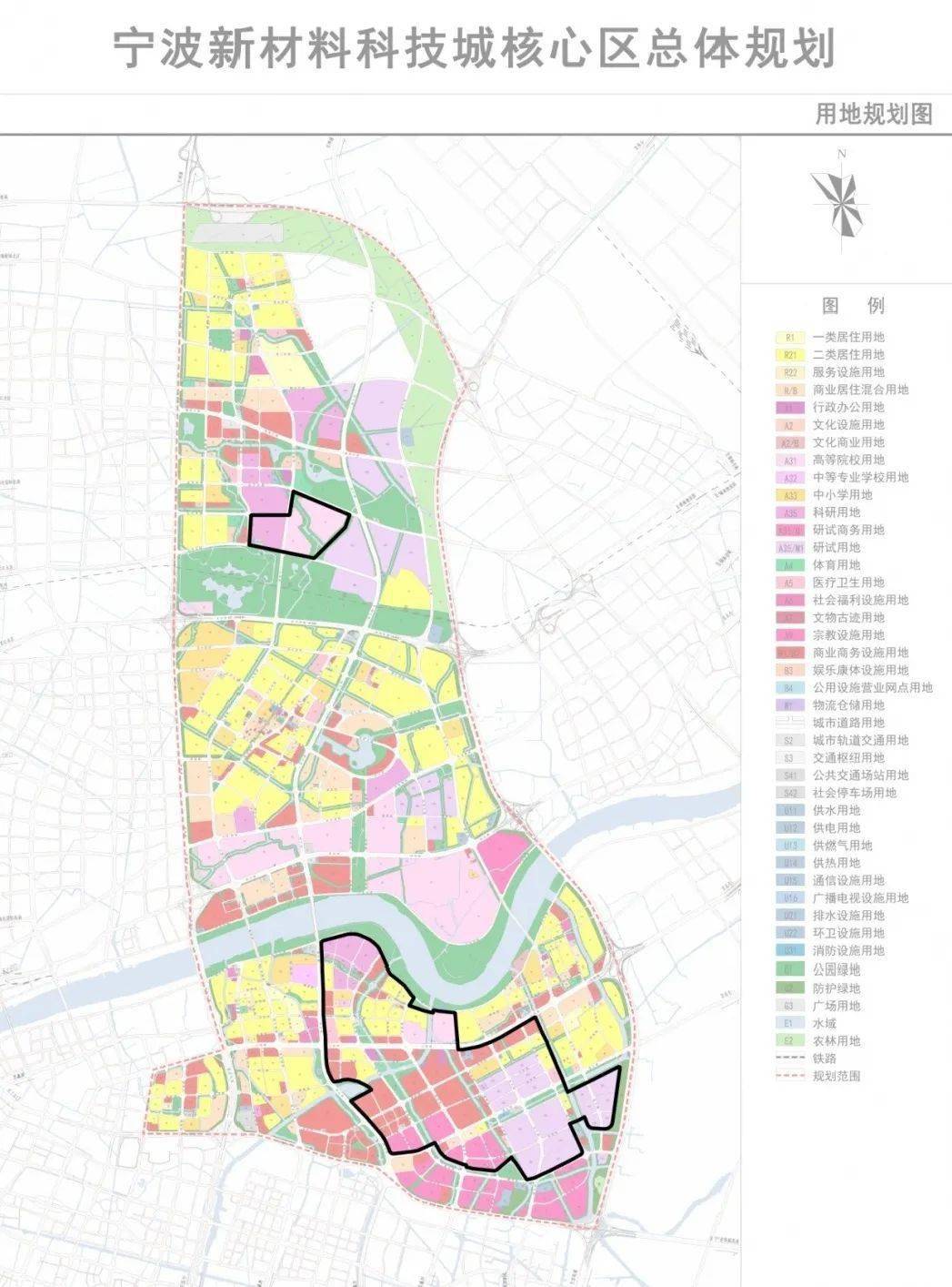 宁波国家高新区工业互联网产业平台四至范围图