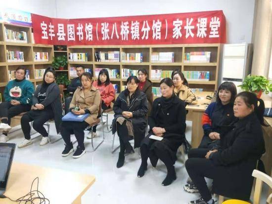 宝丰县张八桥镇农家书屋书声琅周末读书人气旺