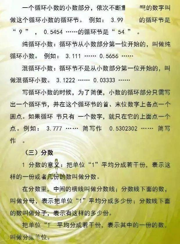 石网|为孩子期末复习助力17张小学数学必备知识点汇总图